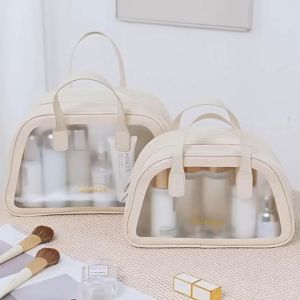 Keep Toiletries and Cosmetics Organized Outdoors with the Portable Double-Layer Bag B15