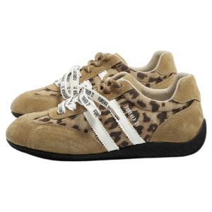 Forever 21 | Thick-soled Leopard Genuine Leather Shoes Internal Height-increasing Training Shoes
