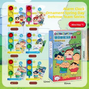 Whimsical Clock Pen Pal New Boredom Proof Desk Decoration Spring Defense Team Red Green Light Trendy Toy Figure Coded Design