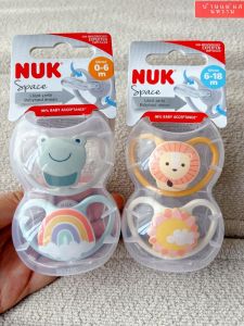 NUK Baby Soothing Pacifier สำหรับเด็กแรกเกิด รุ่น Sleep ช่วยดึงแรงจูงใจ ขนาดปากกว้าง เหมาะกับเด็กอายุ 0-36 เดือน