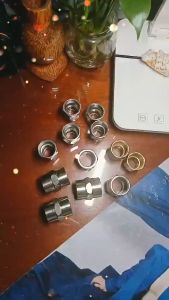 COMBO 2 : Nối 2 Đầu Ren Trong 21-Ren Ngoài 21-Ren Trong Ren Ngoài 21- Cà Rá 21- 27 Inox