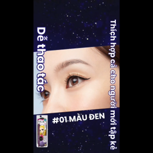 Bút Chì Gel Kẻ Mắt Siêu Chống Trôi Kissme Heroine Make Long Stay Sharp Gel Liner N 0.08G ( Màu Đen 01 )