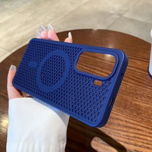 3D Honeycomb Magnetic Case For VIVO IQOO 15 13 12 Neo 11 10 Pro Z10 Z11 Turbo Wireless Cooling Heat Dissipation Shockproof Cover