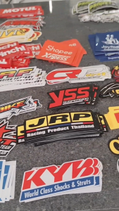 Pinch Motorcycle Sticker - JRP 4pcs