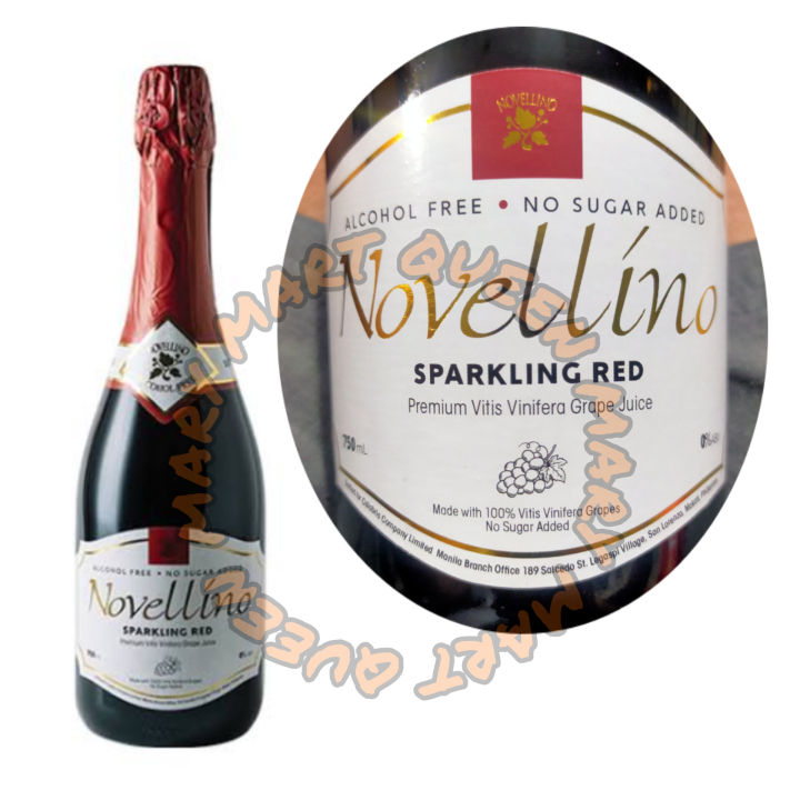 Novellino Sparkling Red Wine, non alcoholic wine Lazada PH