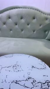 Ghế Sofa Phòng Chờ 1m7 bọc vải nhung - ghế sofa cổ điển băng thuyền cao cấp - bh 12 tháng