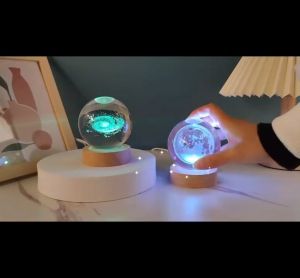 Lampu buat kamar tidur Lampu Hias LED lampu hias kamar tidur Hadiah spesial lampu malam bulan bola kristal