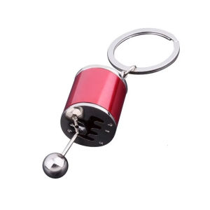 1pcs Metal Keyring Creative Car Shifter Keychain Six-Speed Gear Stick Knob Gearbox Model Key Antistress Adults New Fidget Toys