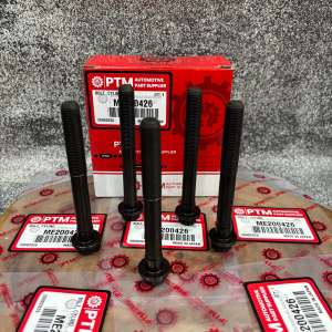 Bolt Cylinder Head Short/Baut Cylinder Head Pendek Mitsubishi Triton 2.8cc KB7T GENUINE PTM ME200426