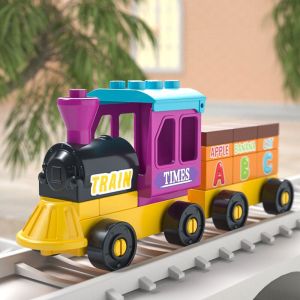 Large Pieces Train Building Blocks Toy Feelo