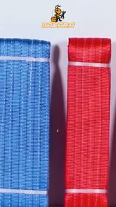 Nasara 3 Ton Polyester Webbing Sling Belt Lifting Sling Towing Belt Strap Double Loop Eye 1M - 12M / Tali Angkat / 起重吊带