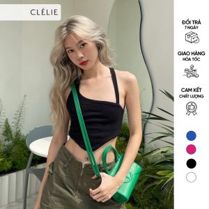 Áo croptop nữ 2 dây hở lưng | KEVA TOP - CLÉLIE