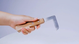 Right Hand Cattle Hoof Cutter Horses Hoof Knife Animal Foot Pruning Tools With Wooden Handle