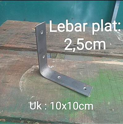 Besi siku siku besi penyangga ambalan rak dinding promo spesial SIAP KIRIM