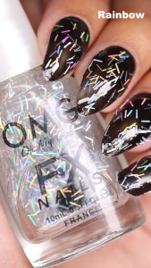 OMG Nail Polish 10ml – FX Series NEW COLORS Nail Design Granite White Sand Rainbow