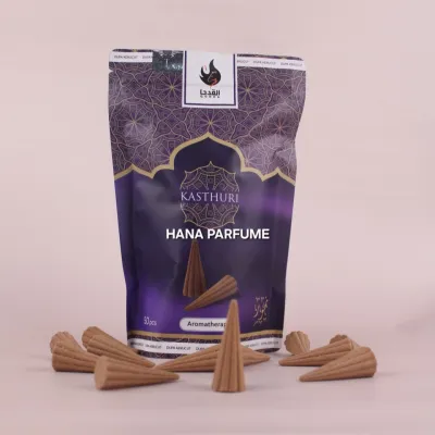Buhur Dupa Kerucut Kasturi 1Bungkus Isi 50Pcs By Qodha - Bukhur Pengharum Ruangan Aromaterapi