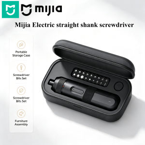 Mijia Straight Electric Screwdriver Kit 3 Adjustable Torque 2000mAh Wireless Power Driver with Storage Case for Household Repair