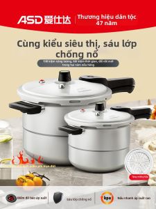 ASD | Anti-Explosion Safe Pressure Cooker Home Use Gas and Electric