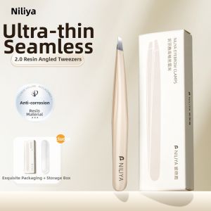 NILIYA | Precision Stainless Steel Eyebrow Tweezers