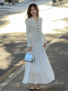 HUIFUXUAN | Trendy Spring Early Autumn Striped Knit Dress