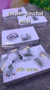 JARUM PENTUL MINI/JARUM PENTUL HIJAB/JARUM PENTUK MINI 1 KOTAK COD
