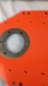 43152 แผ่นเหล็กปิดซ้าย RX163 (w9516-52410)ใช้กับโรตารี่คูโบต้ารุ่น RX163