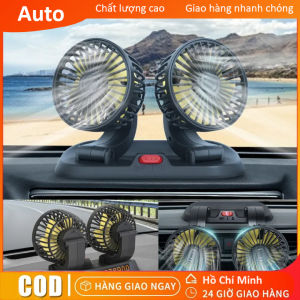 Quạt ô tô 12v 5v 24v xoay 360 độ tiện ích trên ô tô bàn làm việc quạt 12v quạt ô tô 24v quạt usb siêu mạnh