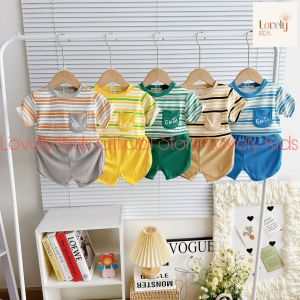 [Siêu Hot]  Đồ Bộ Cộc Tay Thun Lạnh Cho Bé Trai Bé Gái Minky Mom Bộ Quần Áo Mùa Hè Ngắn Tay Cho Trẻ Em Trai Gái CỘC CUTE Lovely Kids Official Store