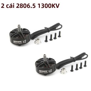 NEEBRC 2806.5 1300KV V2 Outrunner Động Cơ Không Chổi Than Cho APEX Mark4 Mark5 7040 Cánh Quạt RC FPV Máy Bay Không Người Lái Cánh Cố Định DIY 3-6S Kim Loại
