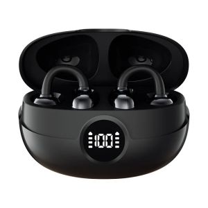 Wireless Clip‑on Earphones Digital Battery Display Hi‑Fi Sound Noise Reduction Long‑Lasting Playback Built‑in Microphone