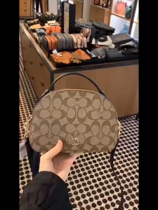 Original  womens bag half moon bag shell bag handbag shoulder bag crossbody bag 1591 size: 20*14*6cm