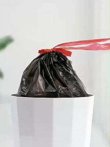 Portable Drawstring Garbage Bag/Portable Household Garbage Bag/String Plastic Bag/Automatic Closing