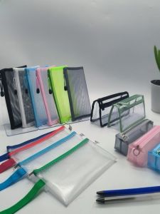 Wide Mesh Pencil Case Three Dimensional Student Exam Breathable Nylon Storage Bag Waterproof Large Capacity Pencil Bag