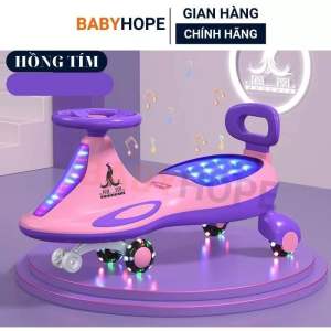 Xe lắc có nhạc đèn phát sáng dành cho bé.