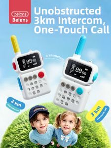 beiens | Wireless 3KM Childrens Walkie Talkies
