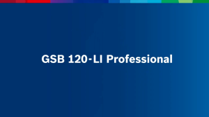 BOSCH GSB 120-LI Gen 2 Professional Cordless Impact Drill GSB120 GSB120Li / Driver - 06019G81L0