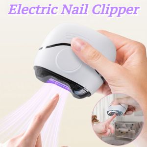 Electric Nail Clipper Cutter Safe Full Automatic Adult Baby Nail Trimmer Sharpener Nail Polishing