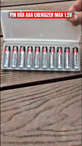 Combo 10 viên pin đũa AAA Energizer Max Alkaline 1.5V chính hãng nhập khẩu Singapore