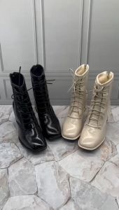 GW Sepatu Heels Boots Wanita ALA Korea BO5400