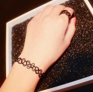 New Chinese Style Bamboo Node Beaded Woven Bracelet Womens Fashion Jewelry Lightweight Luxury Small Niche Hand Cord