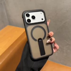 360 °   Standing Bracket Magnetic Hard Case for iPhone 17 16 15 14 13 Pro Max Air Casing Anti-Fingerprint Frosted Magnetic Cover for iPhone 16 Pro Max Case