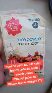 Viva Bedak Tabur Zak Face Powder Satin Smooth Refill Sachet 10gr 15gr 25gr