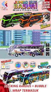 COD MAINAN JUMBO BUS TELOLET BASURI LAMPU DAN LAGU/ SNI (PACKING KARDUS DAN BUBBLE)