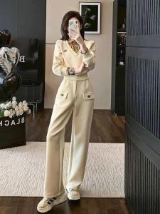LIANGYILAILIN | Fashionable Fleece-lined Sportswear Set