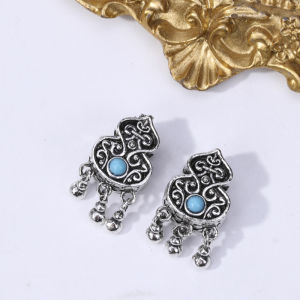 สร้อยคอ สร้อยข้อมือ ลูกปัด DIY เครื่องประดับอเนกประสงค์ โลหะผสม สไตล์ชาติพันธุ์ ทองแดงผสมเงิน กลวง วัสดุทำเครื่องประดับ