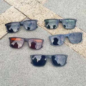 CRIXALIS 5 Chiếc Kính Mát Vuông Phân Cực UV400 Tròng Kính Gương Chống Phản Chiếu Dành Cho Nam Thời Trang Câu Cá Lái Xe Kính