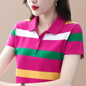 HUAXUNRAN | Breathable Summer Slimming Polo Shirt for Women