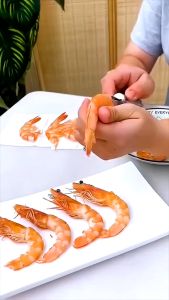 Dụng Cụ Lột Bóc Vỏ Tôm 2 Đầu - Lấy Chỉ Tôm inox Kèm Dao Làm Lòng Gà Vịt Mổ Cá Cạo Vảy Đa Năng
