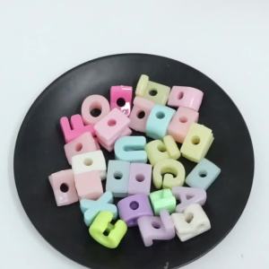 26 Large 5.9mm Hole Letter Beads 20mm A to Z for DIY Jewelry Making Kit Bracelet Key Chain and Educators to Learn Letters