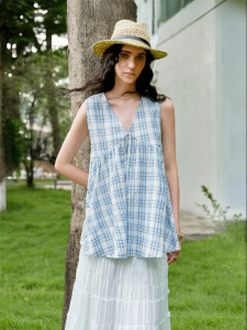 Toyouth | Áo Blouse Vòng Cổ V Không Tay Mới Hè